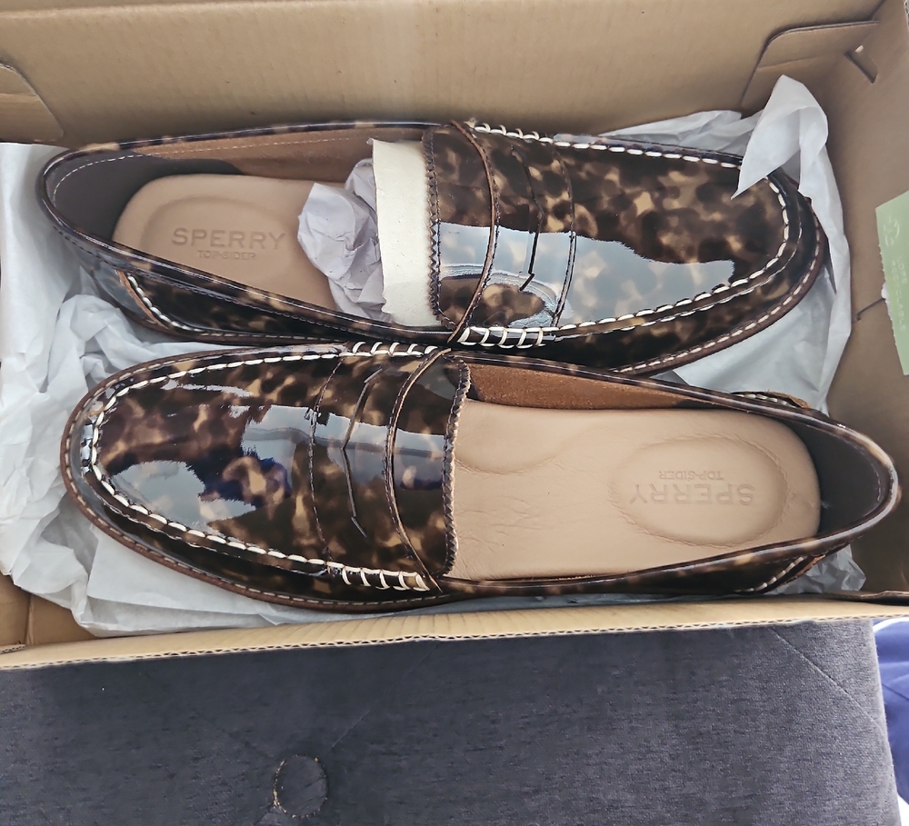 Sperry Seaport Penny Tort Brown Loafers